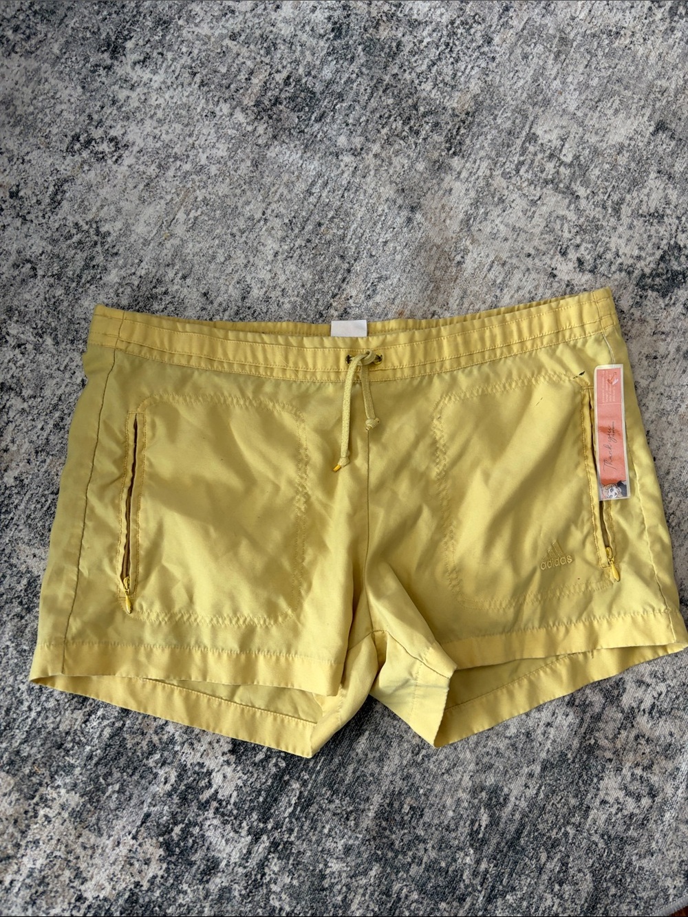 adidas Lemon Yellow Women's Athletic Shorts